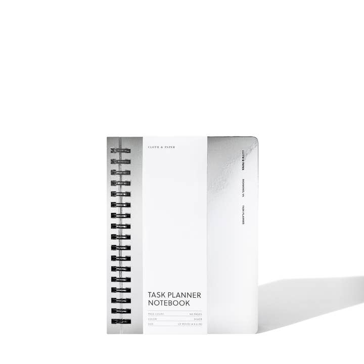 Silver Point Notebook Exotic Spiral Notebook | CP Petite | Silver | Task Notes – Belle ...