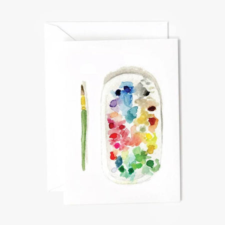 Paint Palette Mini Notecard