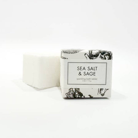 Sparkling Bath Cube | Sea Salt & Sage