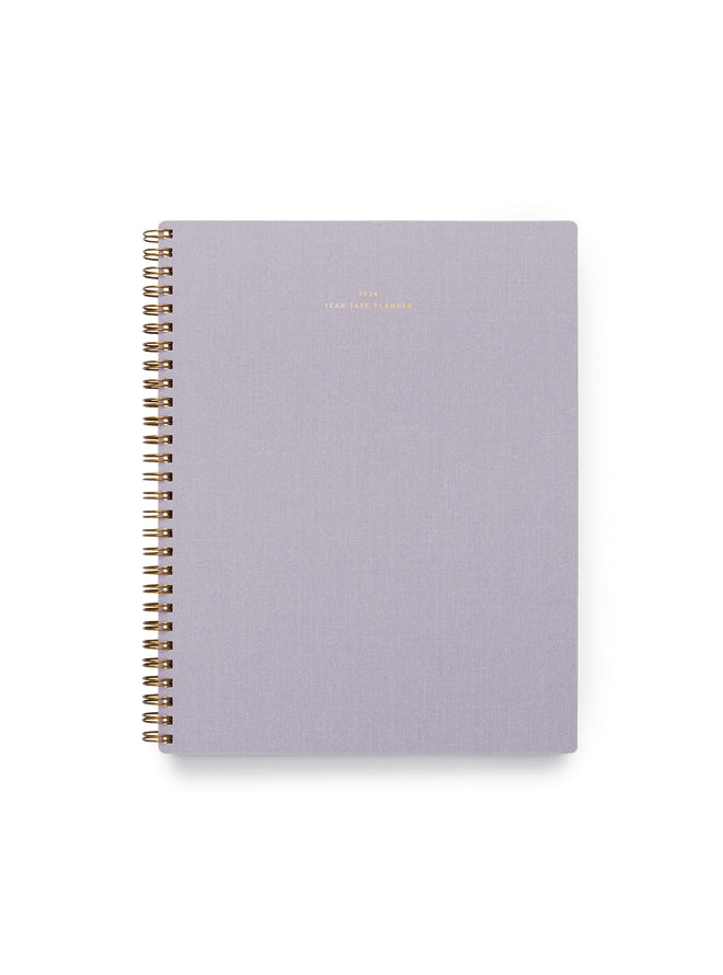 Purple lavender cover with gold foil text saying, 
