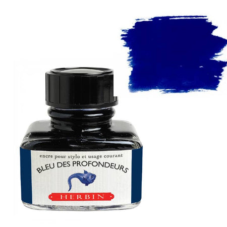 Herbin Fountain Pen Ink 30ml | Bleu des Profondeurs
