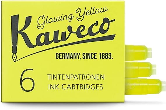 Yellow tubes with glow yellow ink inside.