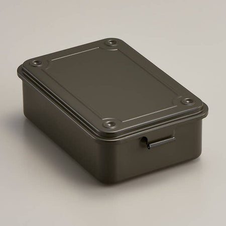 Steel Stackable Storage Box T-150 | Olive Green