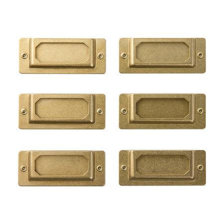 Brass Label Plates