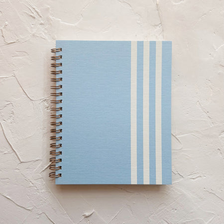 Dot Grid Notebook | Striped | Sky Blue