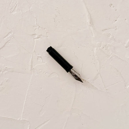 Fountain pen nib in silver 
