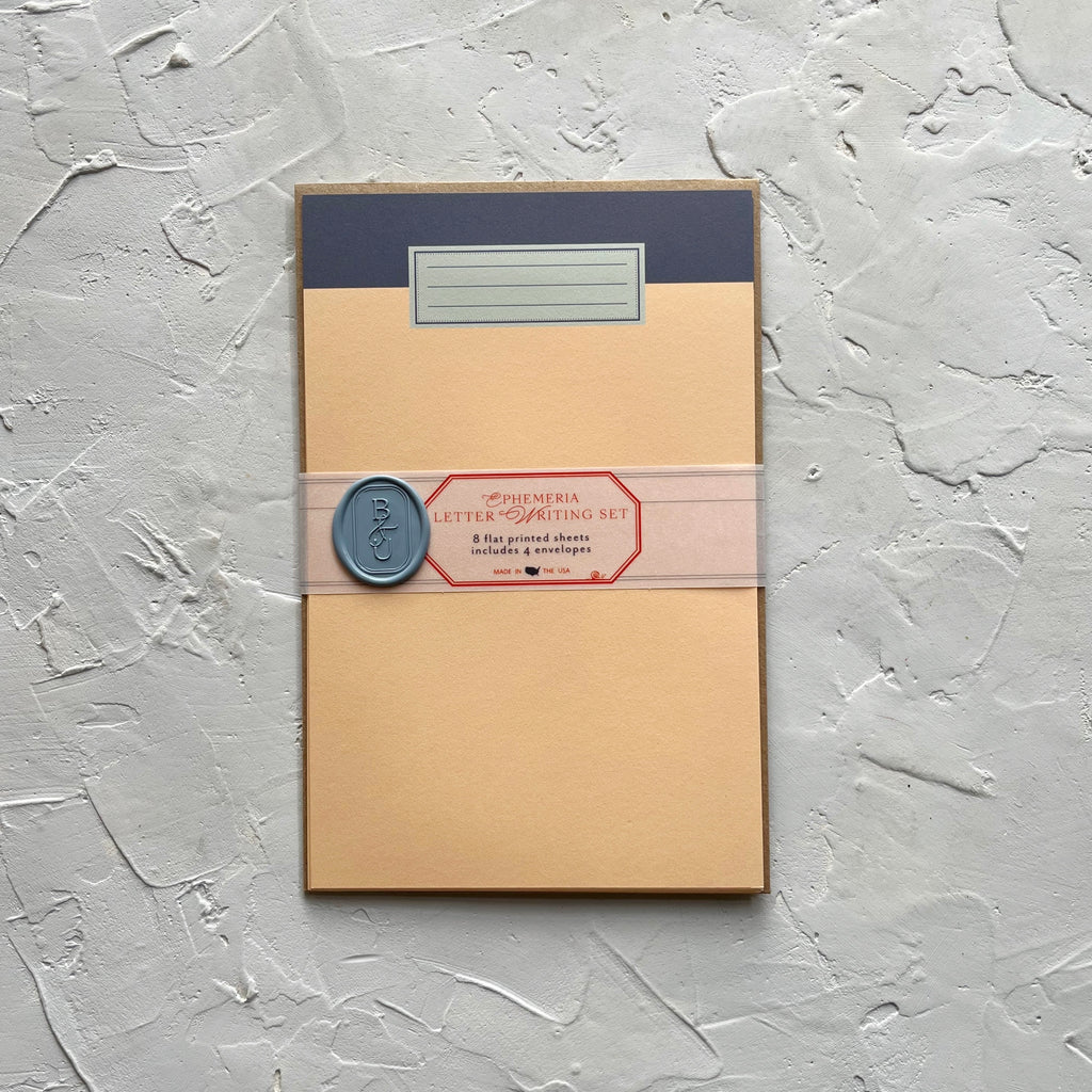 Peach Ephemeria Letter Writing Kit