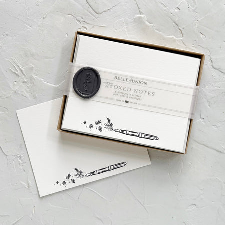 Flourish Fountain Pen Boxed Notes, Set of 6