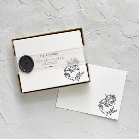 Flourish Phone Boxed Notes, Set of 6
