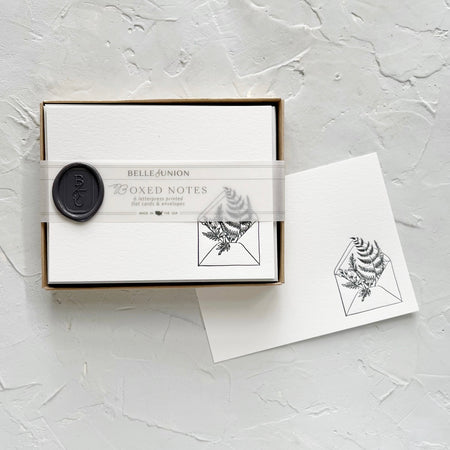 Flourish Envelope Boxed Notes, Set of 6
