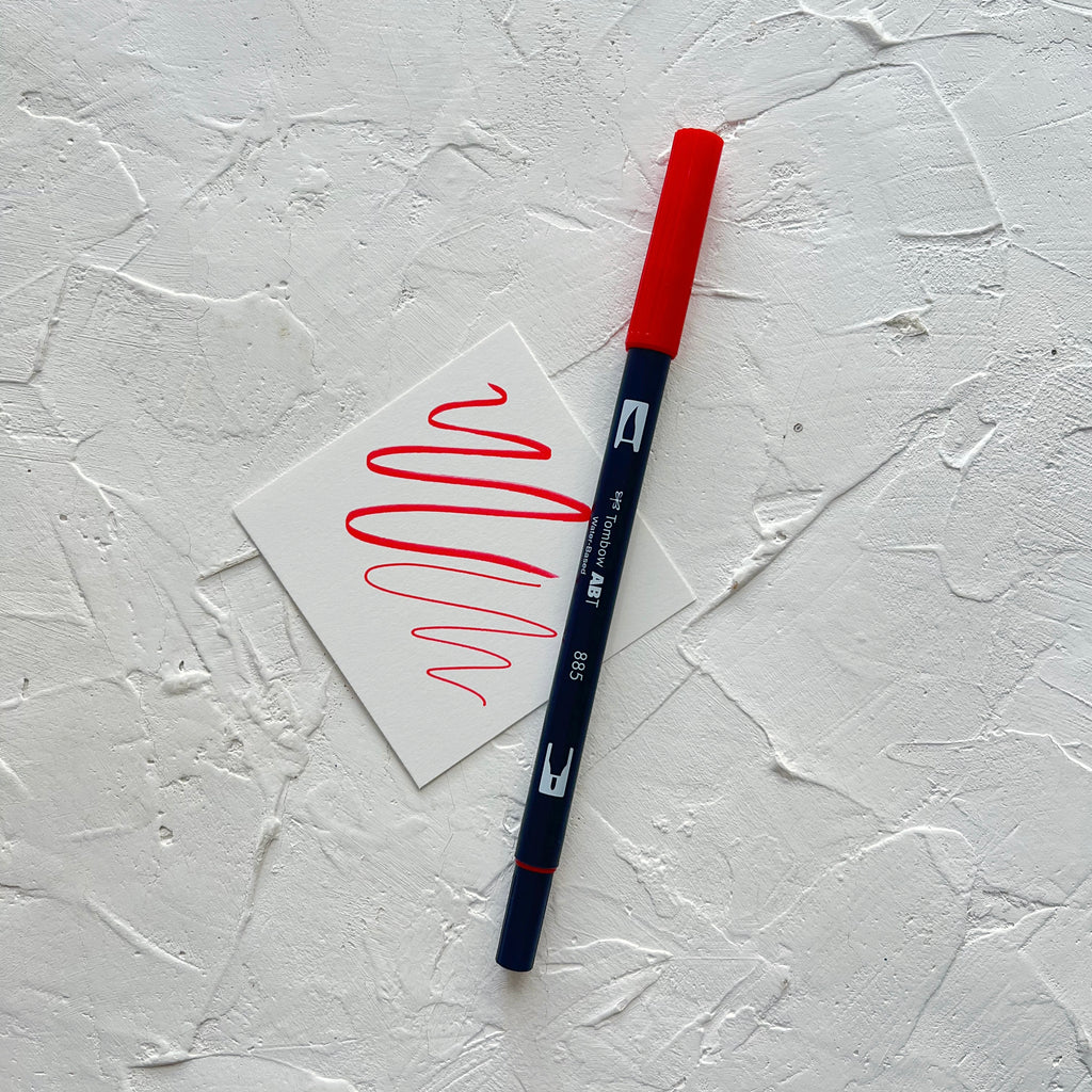 Tombow Dual Brush Pen | Warm Red