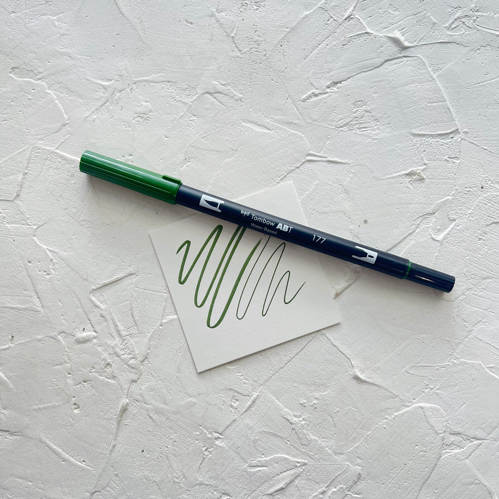 Tombow Dual Brush Pen | Dark Jade