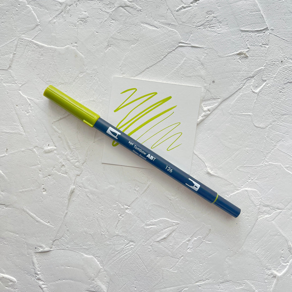 Tombow Dual Brush Pen | Light Olive