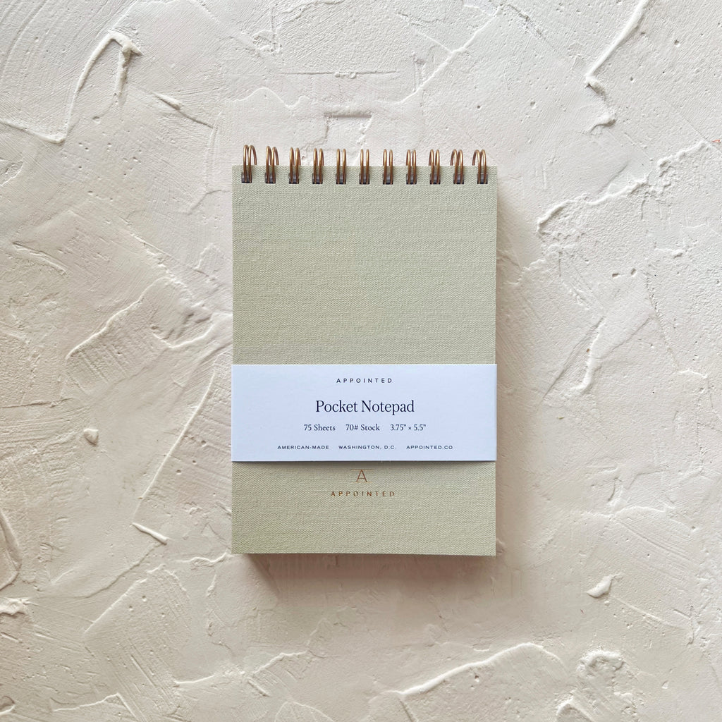 Pocket Notepad | Natural Linen