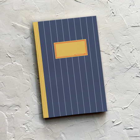 Blue Stripes Menswear Keystone Notebook Journal