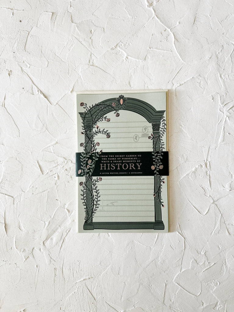 History Book Genre Inspired Letter Writing Set