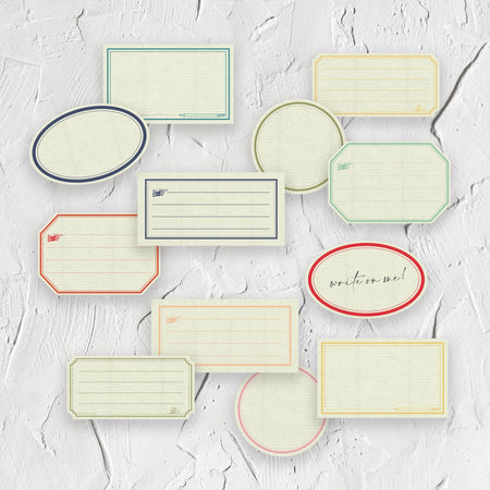 Ephemeria Paper Label Stickers, Rainbow