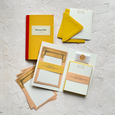 Letterbox Stationery Folio, Set of Letter Writing Sheets and Cards