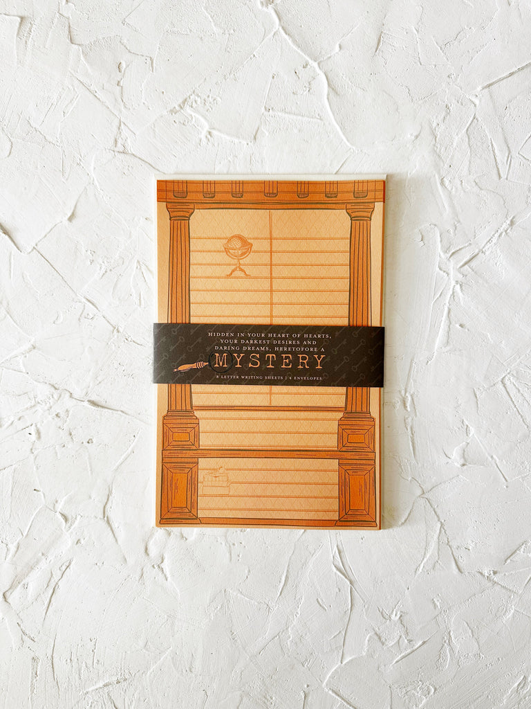 Mystery Book Genre Inspired Letter Writing Set