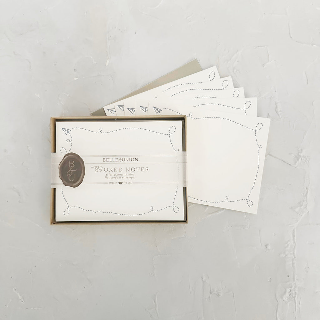 Paper Airplane Boxed Notes, Set of 6