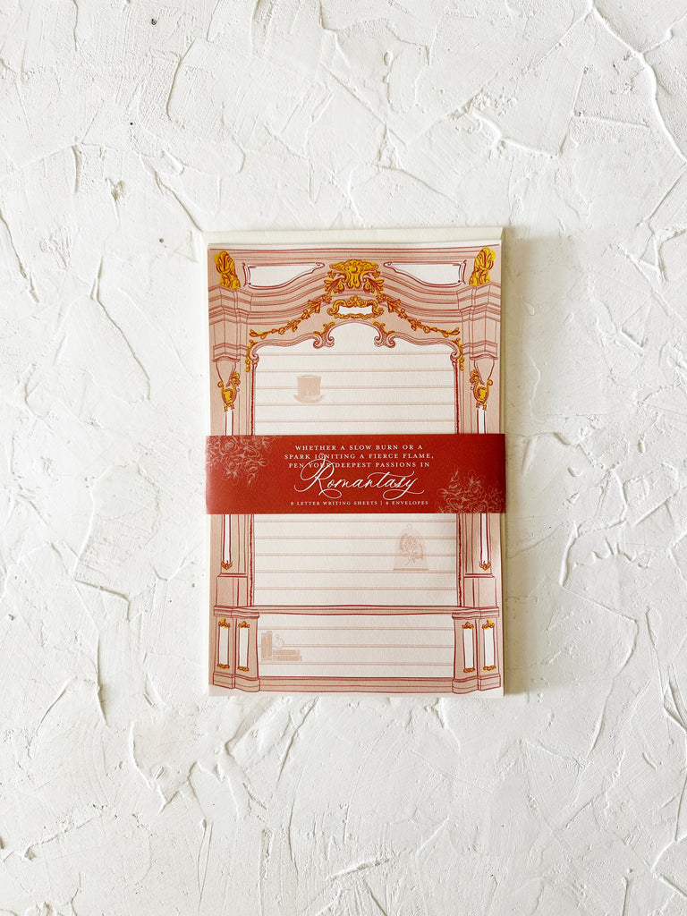Romantasy Book Genre Inspired Letter Writing Set