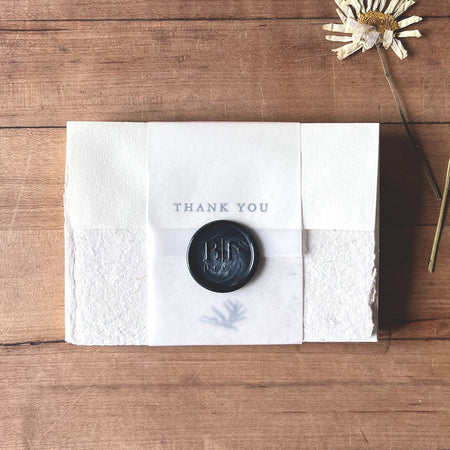 Handmade Paper Cards | White