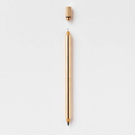 The Wren Refillable Writing Pen | Brass