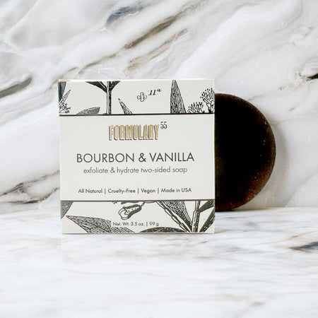 Exfoliate & Hydrate Two-Sided Soap | Bourbon & Vanilla