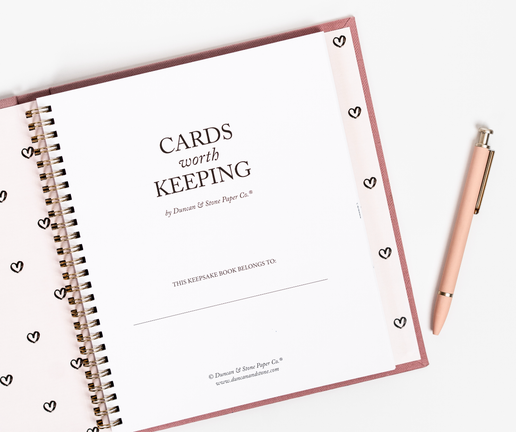 Cards Worth Keeping Journal | Birthday Card Organizer