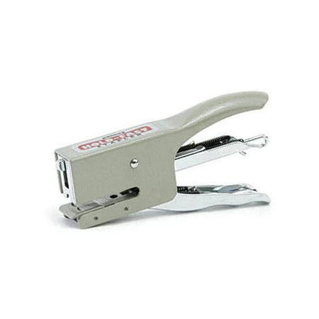 Ivory hand held industrial stapler.