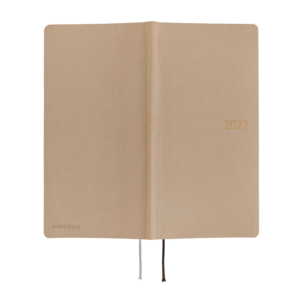 Hobonichi Techo Weeks Softcover Book 2027 | Café au Lait