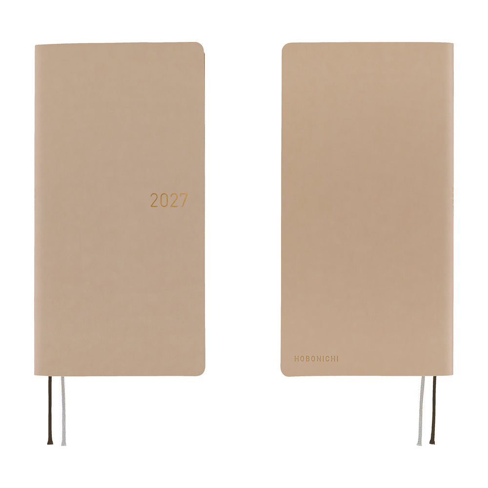 Hobonichi Techo Weeks Softcover Book 2027 | Café au Lait