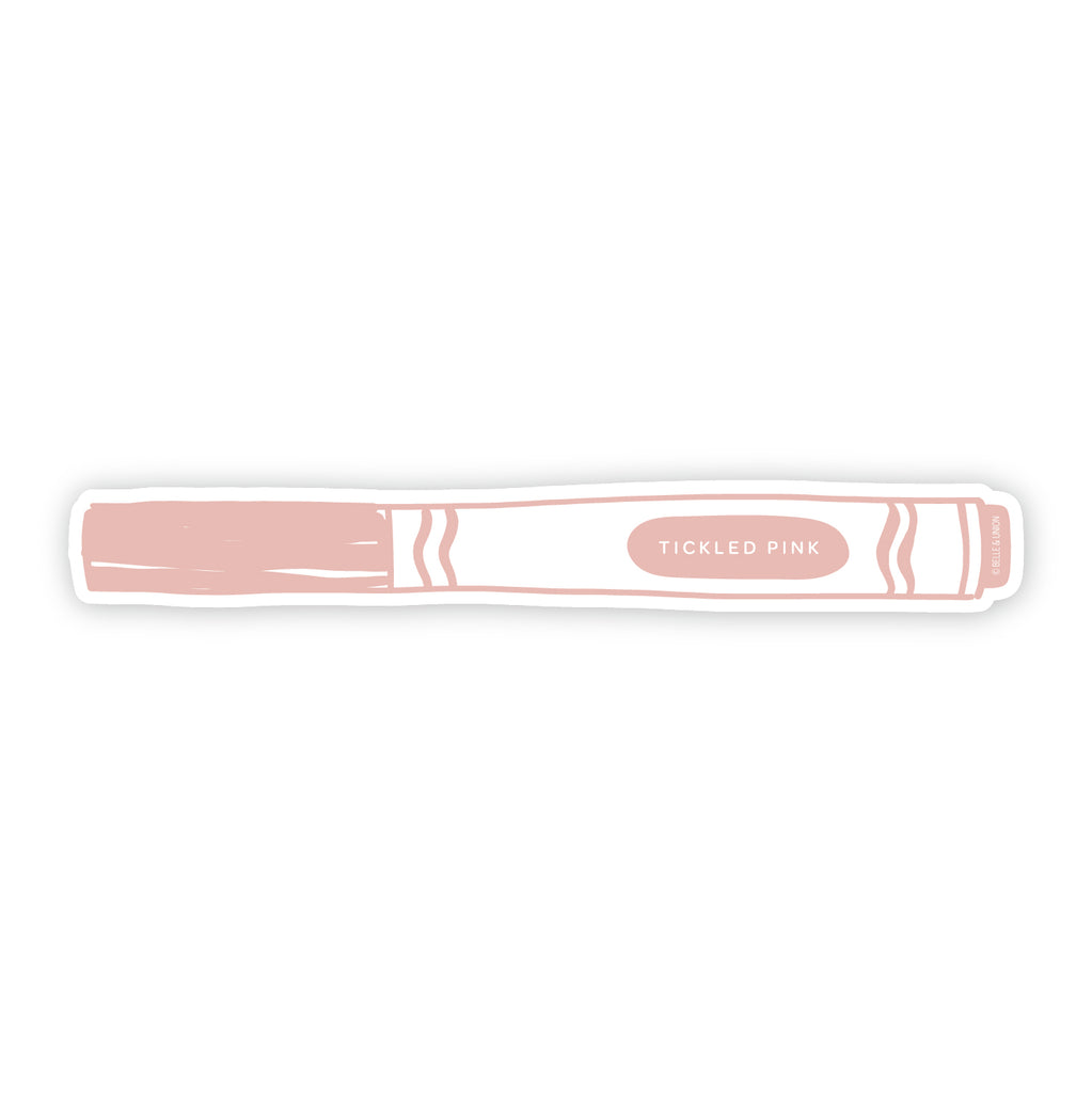 Marker Sticker (actual size!) | Tickled Pink
