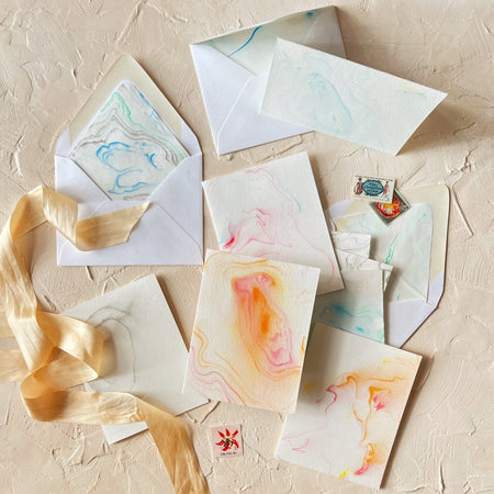Suminagashi Paper Marbling 10/10