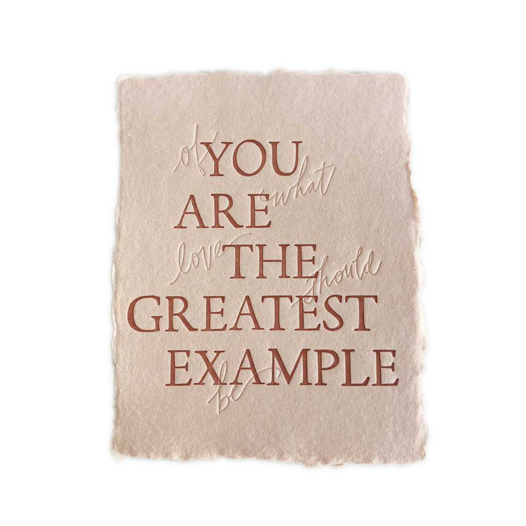 The Great Example Greatest Example Greeting Card – Belle & Union Co.