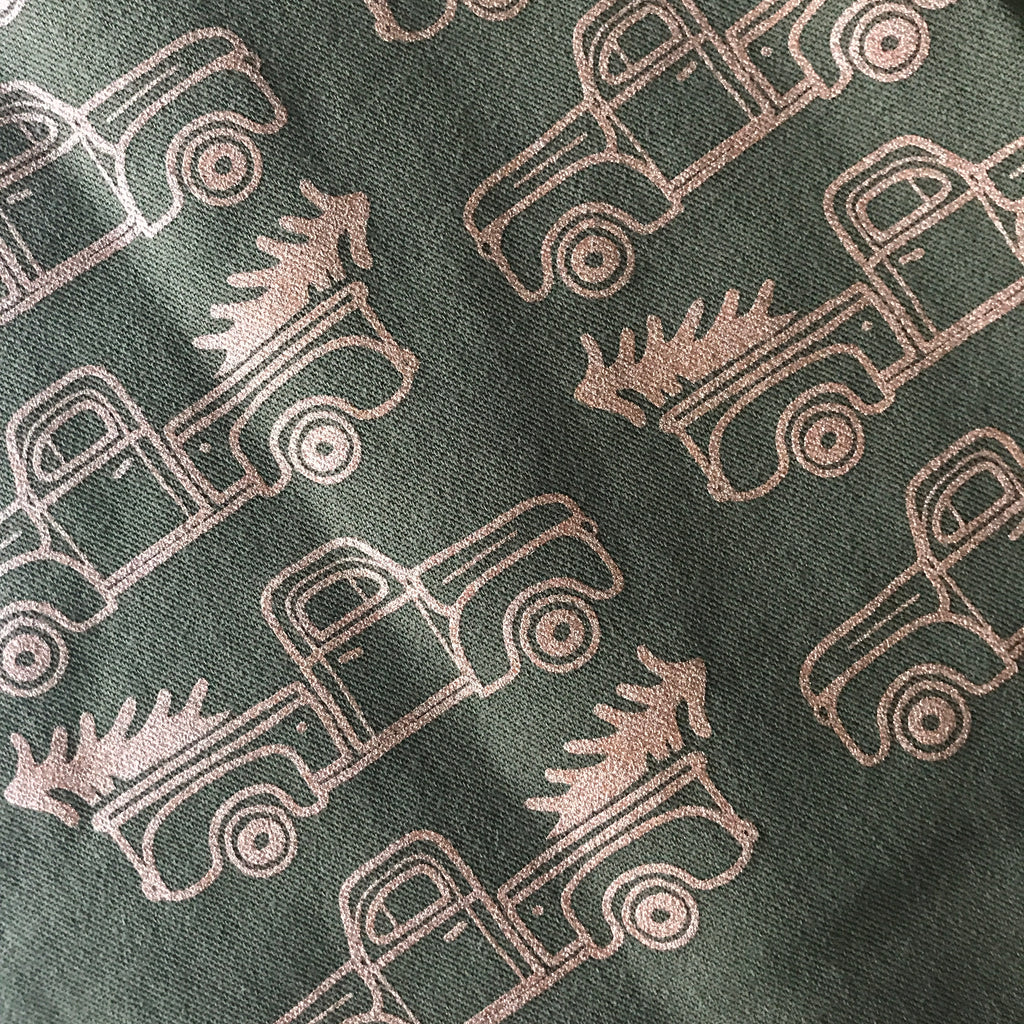 Holiday Trucks Tea Towel