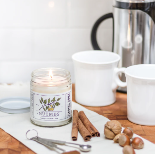 Nutmeg & Vanilla candle, 7.5 oz