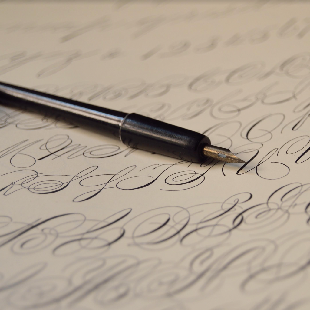 Pointed Pen Calligraphy 07/18
