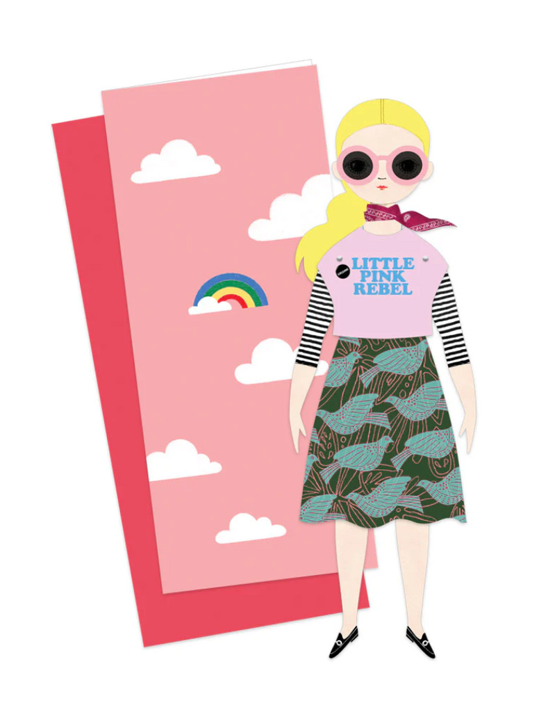 Riley Paper Doll - Little Pink Rebel