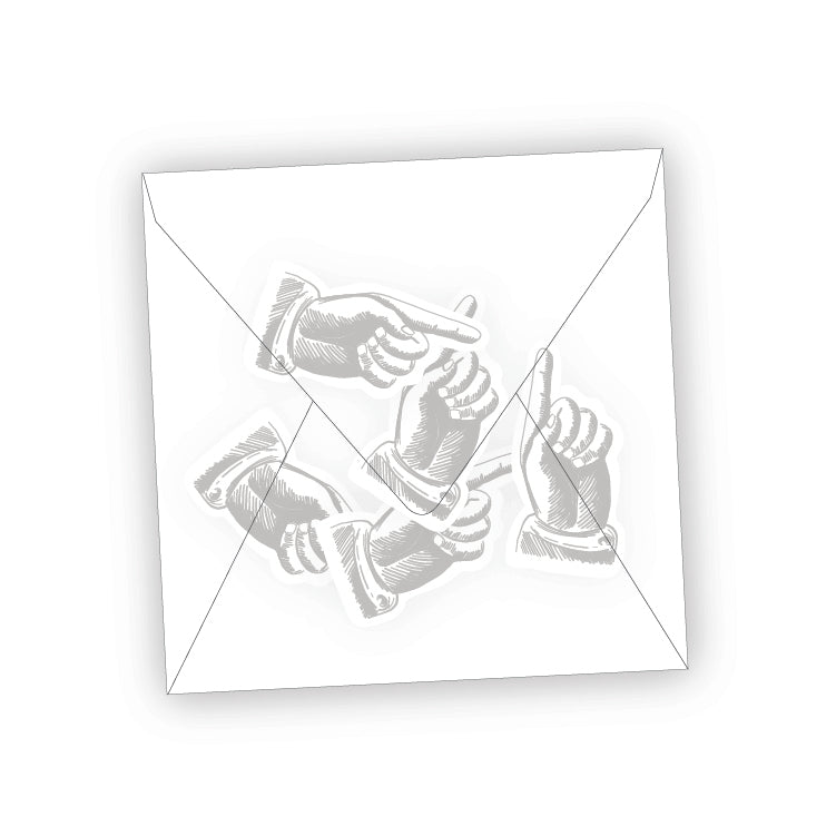 Hand Point Stickers Pointing Hand Sticker Set – Belle & Union Co.