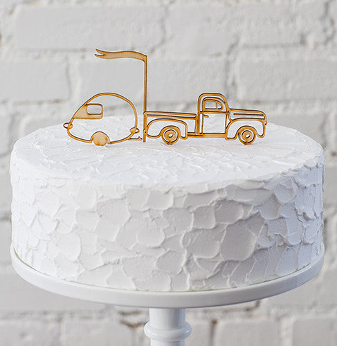 Truck & Camper Cake Topper