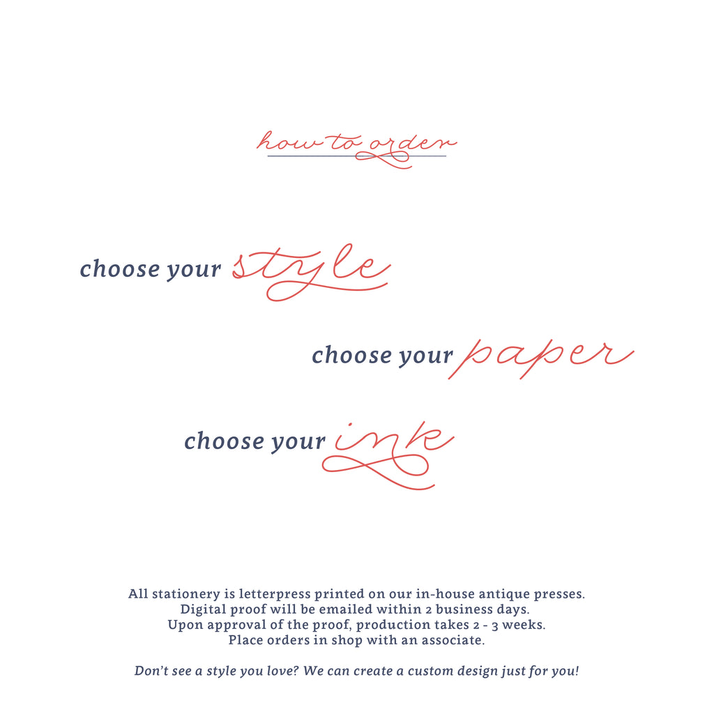 Custom Texas Social Stationery